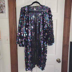 DollsKill OIL SLICK SEQUIN KIMONO
